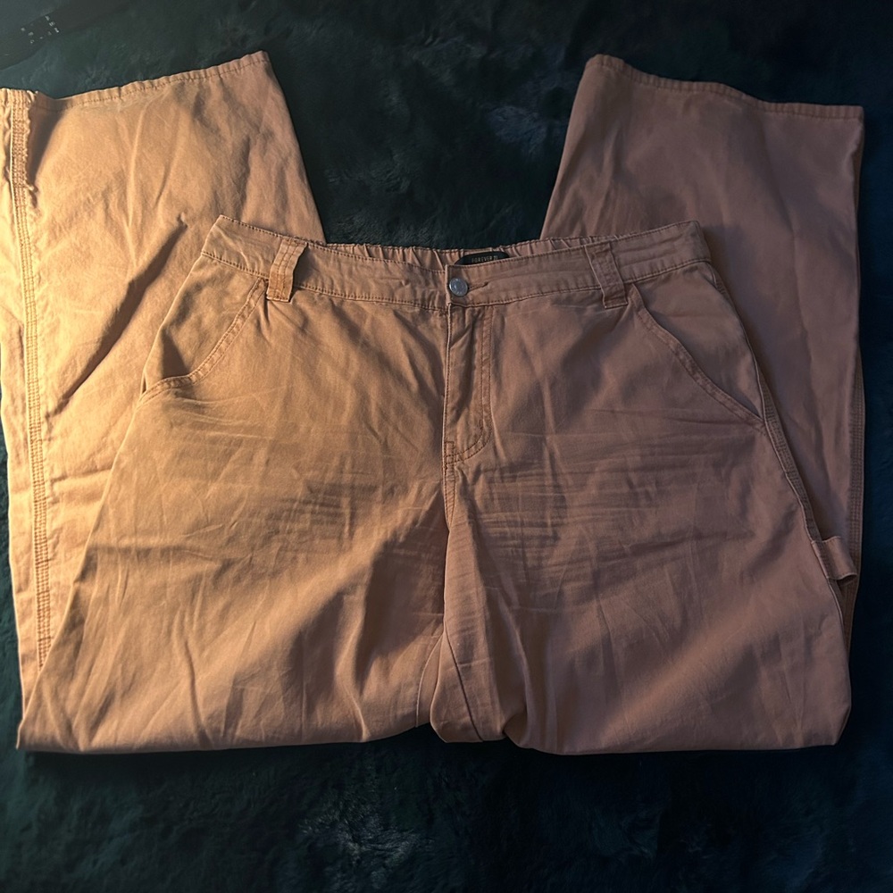 Forever 21 orange trousers